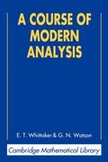 Cover: A Course of Modern Analysis - Cambridge University Press