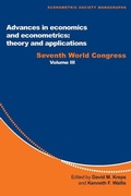 Cover: Advances in Economics and Econometrics: Theory and Applications - Cambridge University Press