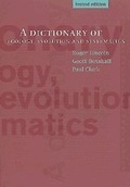 Cover: A Dictionary of Ecology, Evolution and Systematics - Cambridge University Press