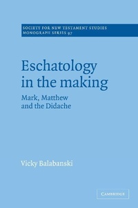 Enlarge image Cover: Eschatology in the Making - Cambridge University Press