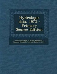 Enlarge image Cover: Hydrologic Data, 1973 - Nabu Press