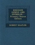 Cover: Kreuger Genius and Swindler - Primary Source Edition - Nabu Press