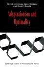 Cover: Adaptationism and Optimality - Cambridge University Press