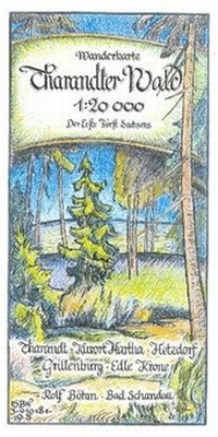 Abbildung von: Tharandter Wald 1:20000 - Kartographischer Vlg Böhm