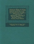 Cover: Glossarium Mediae Et Infimae Latinitatis Conditum a Carolo DuFresne Domino Du Cange ... Cum Supplementis Integris D. P. Carpenterii Et Additamentis Ad - Nabu Press