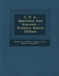 Cover: C. P. A. Questions and Answers - Nabu Press