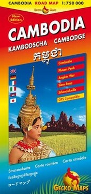 Abbildung von: Kambodscha, Cambodia, Cambodge - Gecko Maps