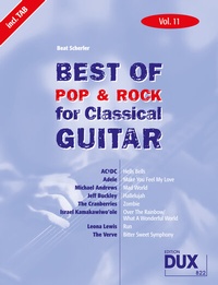 Abbildung von: Best of Pop & Rock for Classical Guitar Vol. 11 - Edition DUX