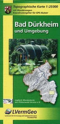 Abbildung von: Bad Dürkheim und Umgebung (W) - Landesamt für Vermessung und Geobasisinformation Rheinland-Pfalz