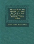 Cover: Memorials of the Empire of Japon - Nabu Press