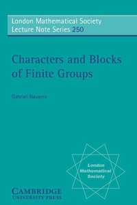 Enlarge image Cover: Characters and Blocks of Finite Groups - Cambridge University Press