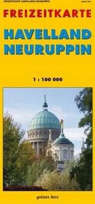 Abbildung von: Freizeitkarte Havelland, Neuruppin - grünes herz