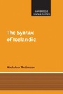 Cover: The Syntax of Icelandic - Cambridge University Press