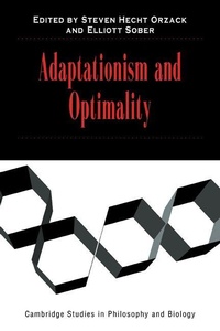 Enlarge image Cover: Adaptationism and Optimality - Cambridge University Press
