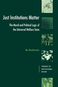 Abbildung von: Just Institutions Matter - Cambridge University Press