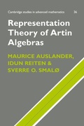 Cover: Representation Theory of Artin Algebras - Cambridge University Press