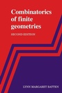 Cover: Combinatorics of Finite Geometries - Cambridge University Press