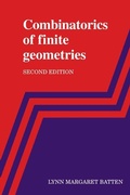 Cover: Combinatorics of Finite Geometries - Cambridge University Press