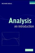 Cover: Analysis - Cambridge University Press