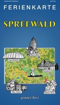Abbildung von: Ferienkarte Spreewald - grünes herz