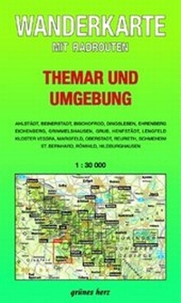 Abbildung von: Wanderkarte Themar und Umgebung - grünes herz