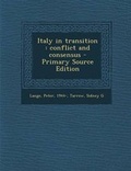 Cover: Italy in Transition - Nabu Press