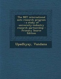 Enlarge image Cover: The Mit International Auto Research Program - Nabu Press