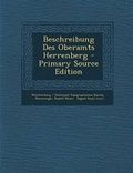 Cover: Beschreibung Des Oberamts Herrenberg - Nabu Press