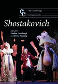 Cover: The Cambridge Companion to Shostakovich - Cambridge University Press
