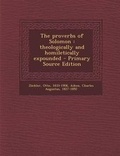 Cover: The Proverbs of Solomon - Nabu Press