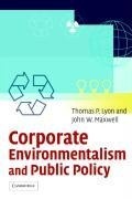 Cover: Corporate Environmentalism and Public Policy - Cambridge University Press