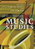 Cover: An Introduction to Music Studies - Cambridge University Press