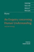Cover: Hume: An Enquiry Concerning Human Understanding - Cambridge University Press