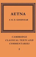 Cover: Incerti Auctoris Aetna - Cambridge University Press