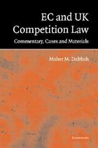 Abbildung von: EC and UK Competition Law - Cambridge University Press