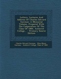 Cover: Letters, Lectures and Address of Charles Edward Garman - Nabu Press
