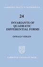 Cover: Invariants of Quadratic Differential Forms - Cambridge University Press