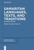 Cover: Samaritan Languages, Texts, and Traditions - De Gruyter