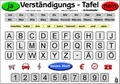 Cover: Verst&auml;ndigungs-Tafel - Schreibtafel (laminiert) - Hawelka, Uwe