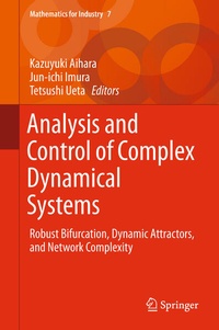 Enlarge image Cover: Analysis and Control of Complex Dynamical Systems - Springer