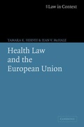 Cover: Health Law and the European Union - Cambridge University Press