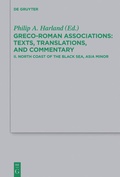 Cover: North Coast of the Black Sea, Asia Minor - De Gruyter