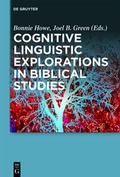 Cover: Cognitive Linguistic Explorations in Biblical Studies - De Gruyter