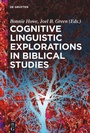 Cover: Cognitive Linguistic Explorations in Biblical Studies - De Gruyter