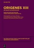 Cover: Origenes: Werke / Die neuen Psalmenhomilien - De Gruyter