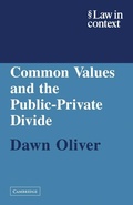 Cover: Common Values and the Public-Private Divide - Cambridge University Press