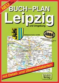 Abbildung von: Buchstadtplan Leipzig und Umgebung - Barthel, A