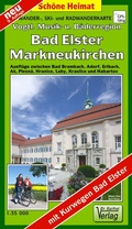 Abbildung von: Wander-, Ski- und Radwanderkarte Vogtländische Musik- und Bäderregion, Bad Elster, Markneukirchen - Barthel, A