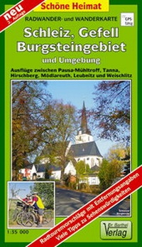 Abbildung von: Radwander- und Wanderkarte Schleiz, Gefell, Burgsteingebiet und Umgebung - Barthel, A