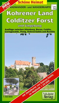 Abbildung von: Radwander- und Wanderkarte Kohrener Land und Umgebung - Barthel, A
